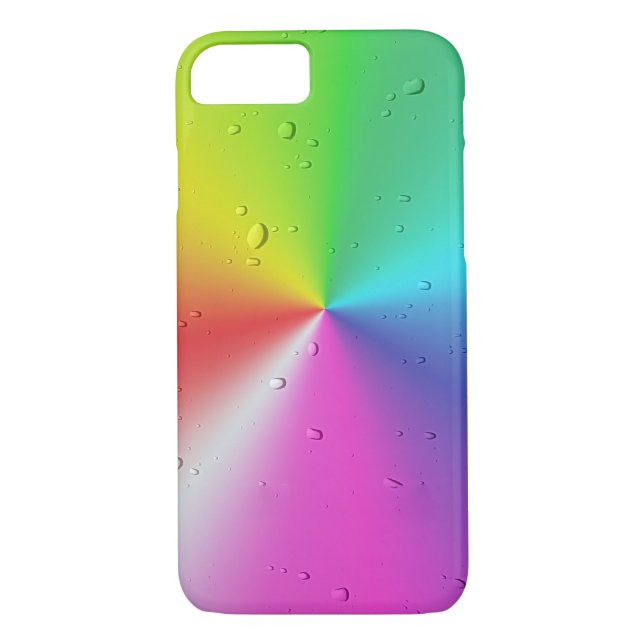 Capa Para iPhone, Case-Mate gotas de chuva no espectro do arco-íris (Verso)