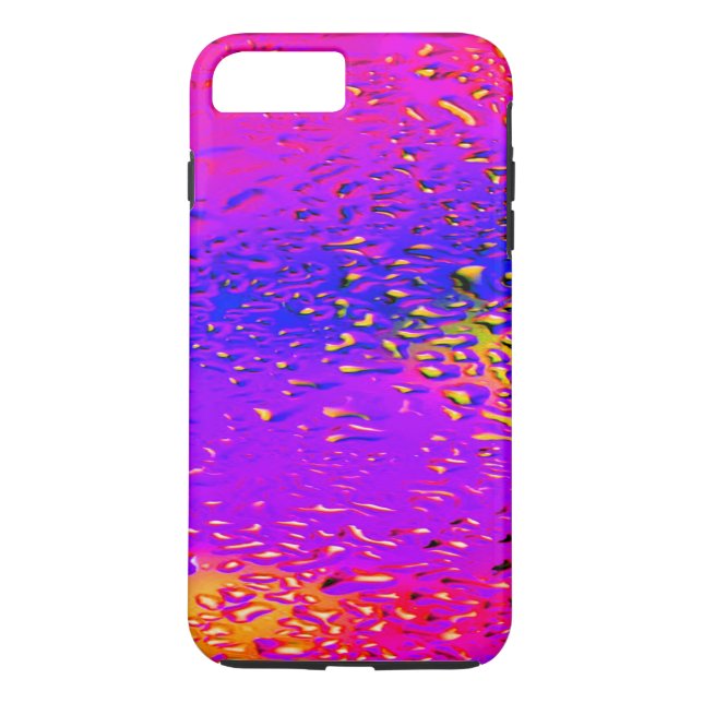 Capa Para iPhone, Case-Mate Gotas Púrpura Azul Rosa (Verso)