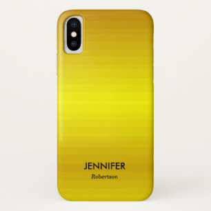 Capa Para iPhone Da Case-Mate Gradiente ouro de nome personalizado