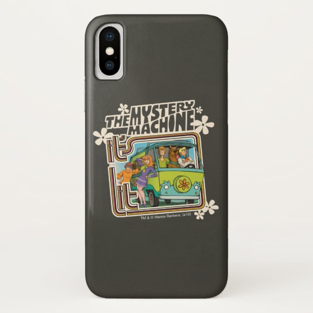 Capa Para iPhone, Case-Mate Gráfico da máquina do mistério do Lit de (Verso)
