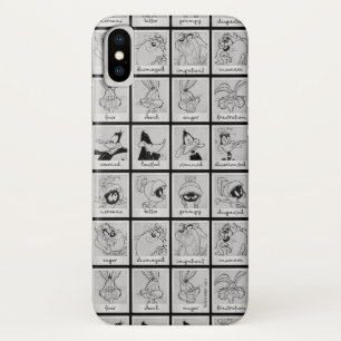 Capa Para iPhone X Gráfico de Emoção de Caracteres LOONEY TUNES™