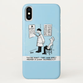 Capa Para iPhone Da Case-Mate Gráfico de Verificação Óptica Ortográfica em Pared