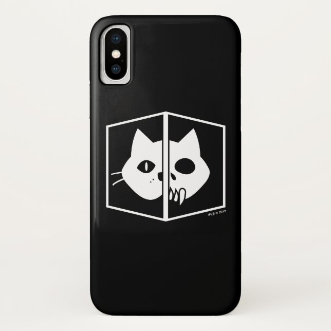 Capa Para iPhone, Case-Mate Gráfico do gato de Schrödinger (Verso)