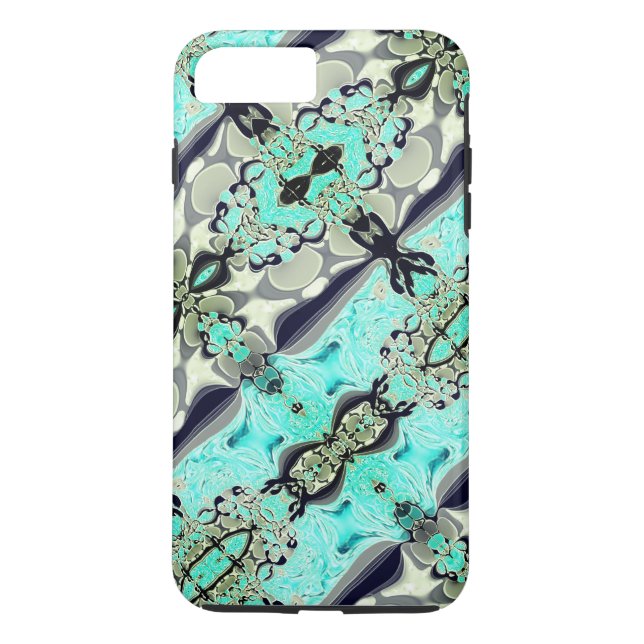 Capa Para iPhone, Case-Mate Grande espelhamento de cinzas e aquamarinas (Verso)