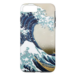 Capa iPhone 8 Plus/7 Plus Grande onda de alta qualidade fora de Kanagawa por
