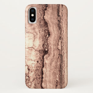 Capa Para iPhone Da Case-Mate Granito laranja moderno e castanho-bege
