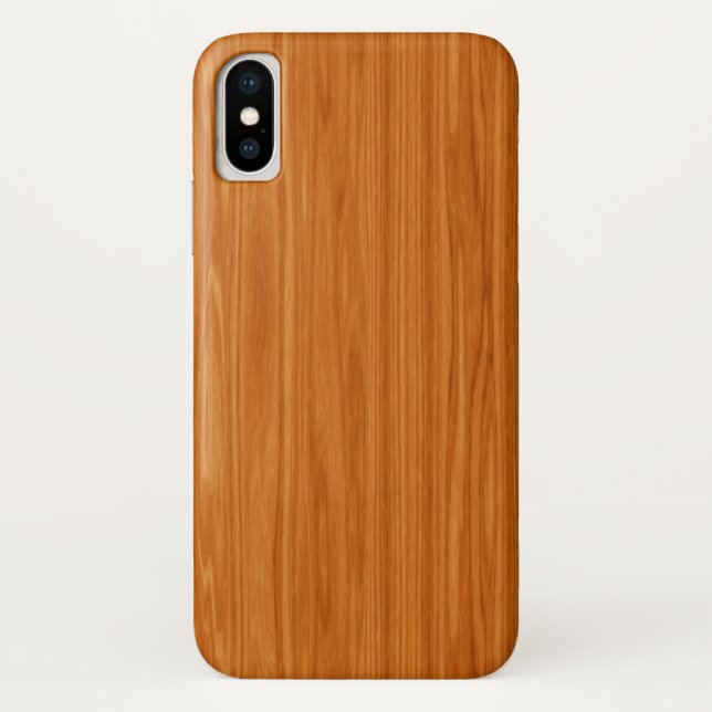 Capa Para iPhone, Case-Mate Grãos de Madeira Amber (Verso)