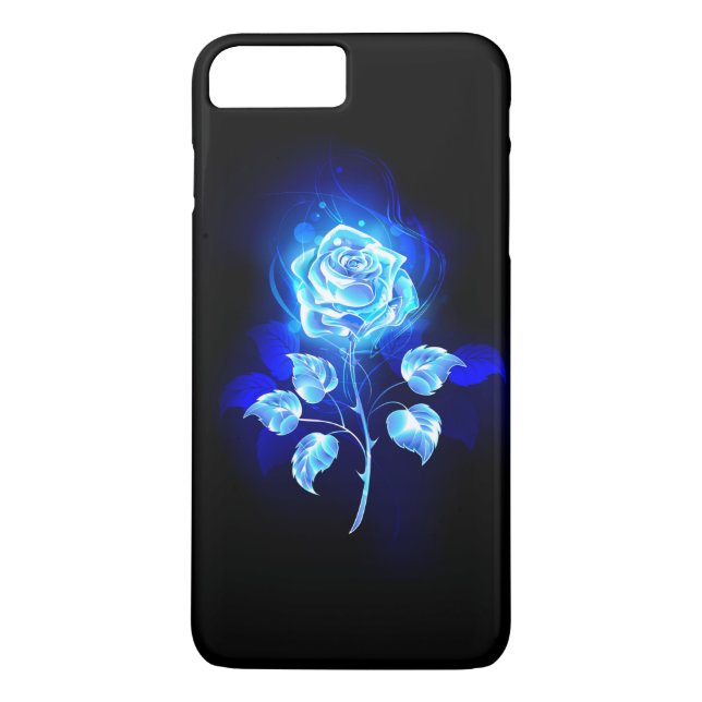 Capa Para iPhone, Case-Mate Gravação de Rosa Azul (Verso)