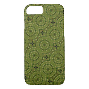 Capa iPhone 8/ 7 Green Wheel Mandala