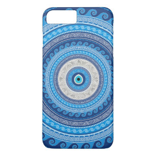 Capa iPhone 8 Plus/7 Plus Grego Mati Mataki - ornamento #2 do olho mau de