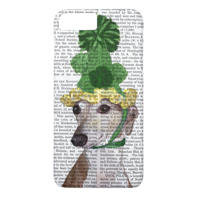 Capa Para iPhone, Case-Mate Greyhound em Green Knmit Hat 2 (Verso)