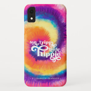 Capa Para iPhone Da Case-Mate Groovy Tie Dye Pattern   Hippie Pequeno Retro