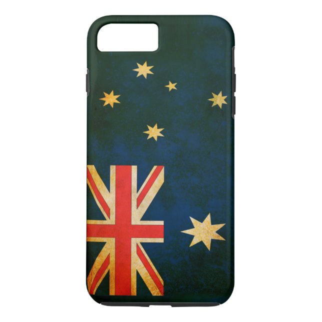 Capa Para iPhone, Case-Mate Grunge Flag da Austrália (Verso)