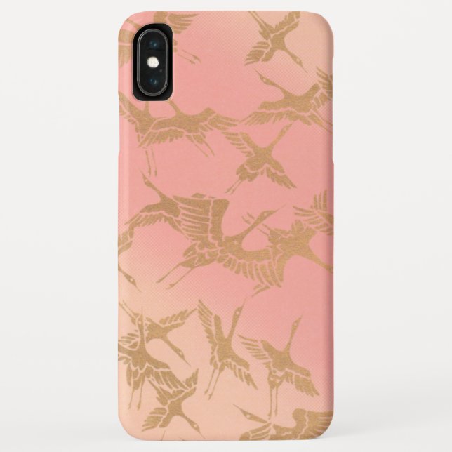 Capa Para iPhone, Case-Mate Guindastes dourados (Verso)