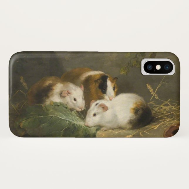 Capa Para iPhone, Case-Mate Guiné Pigs (por George Morland) (Verso (Horizontal))