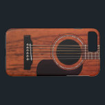 Capa Para iPhone Da Case-Mate Guitarra acústica superior de mogno<br><div class="desc">Umas seis guitarra acústicas superiores de madeira de mogno clássica da corda com o conselho da fricção do jacarandá.</div>