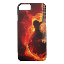 Guitarra flamejante