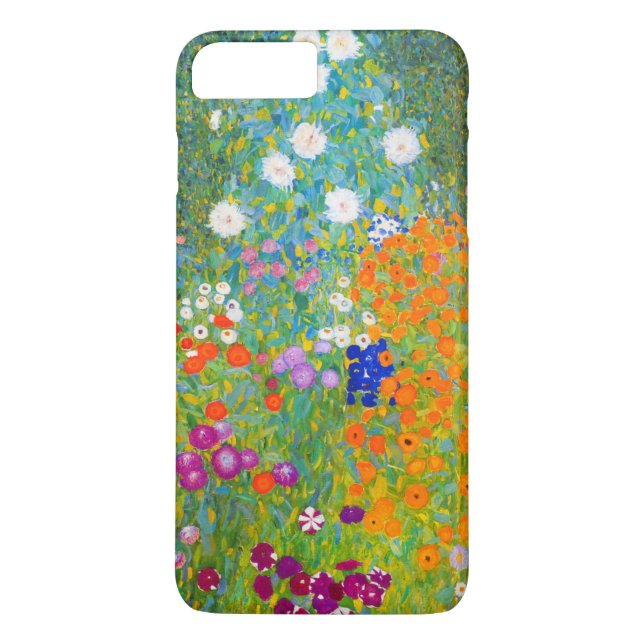 Capa Para iPhone, Case-Mate Gustav Klimt Bauerngarten Jardim de Flores Arte Fi (Verso)
