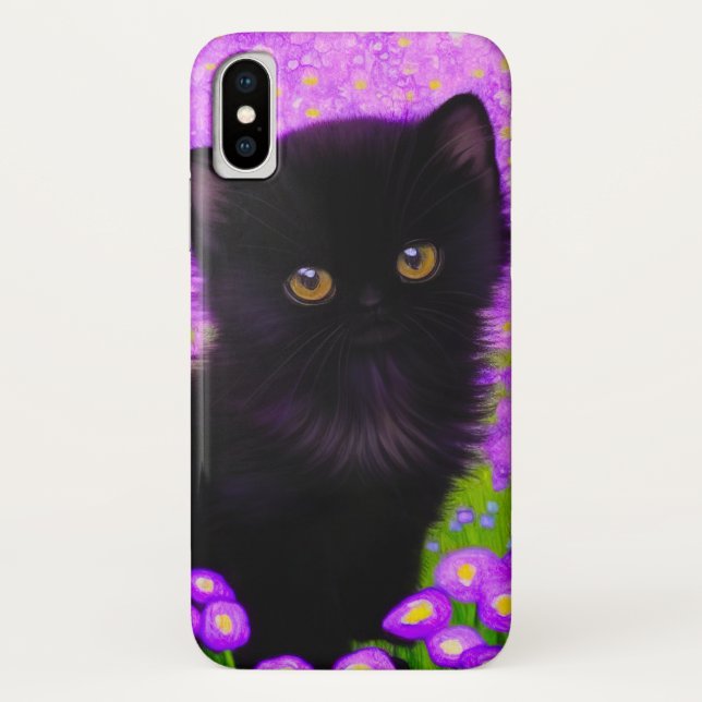 Capa Para iPhone, Case-Mate Gustav Klimt Cat (Verso)