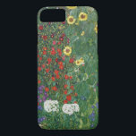 Capa iPhone 8/ 7 Gustav Klimt - Jardim de Fazenda com Girassóis<br><div class="desc">Gustav Klimt - Jardim de Fazenda com Girassóis</div>