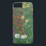 Capa iPhone 8/ 7 Gustav Klimt - Jardim de Fazenda com Girassóis<br><div class="desc">Gustav Klimt - Jardim de Fazenda com Girassóis</div>