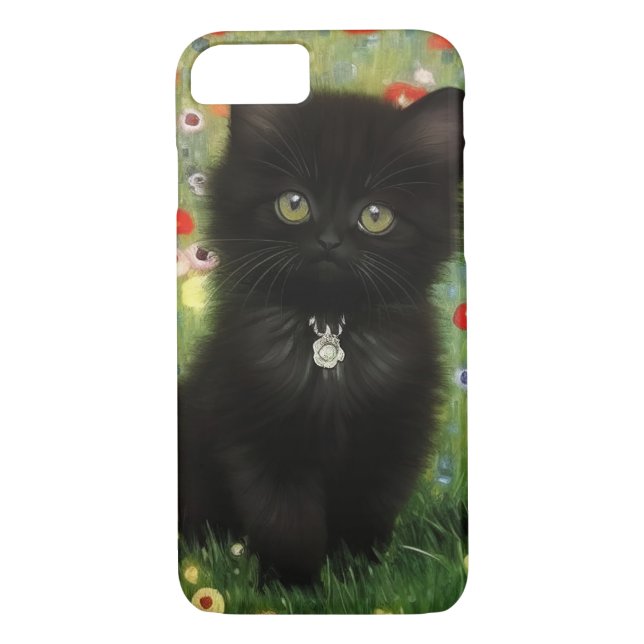 Capa Para iPhone, Case-Mate Gustav Klimt Kitten (Verso)