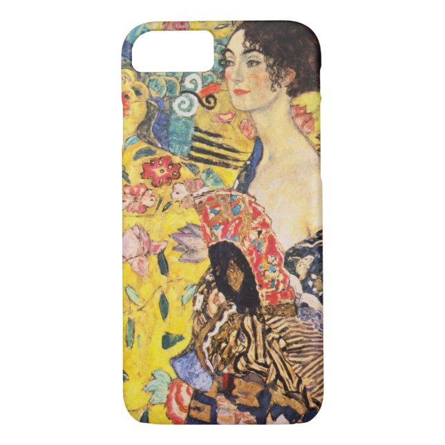Capa Para iPhone, Case-Mate Gustav Klimt Lady with Fan (Verso)
