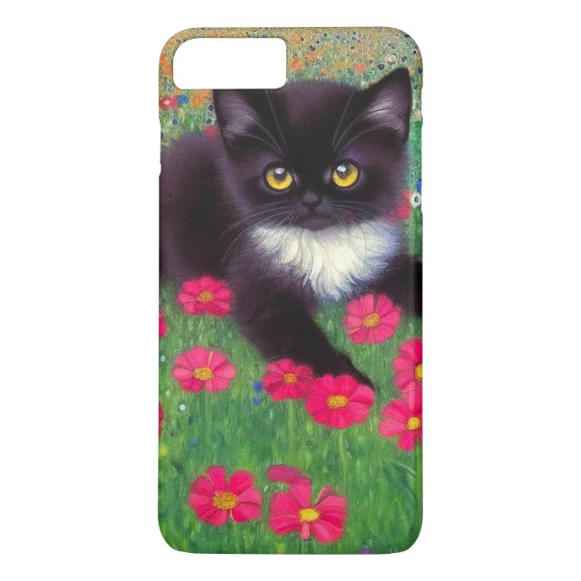 Capa Para iPhone, Case-Mate Gustav Klimt Tuxedo Cat (Verso)