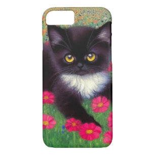 Capa iPhone 8/ 7 Gustav Klimt Tuxedo Cat