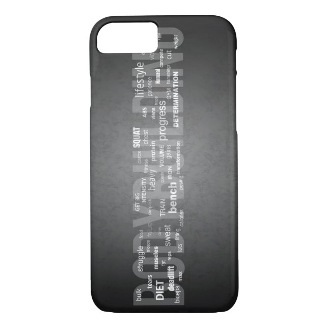 Capa Para iPhone, Case-Mate Gym inspirador do Bodybuilding (Verso)