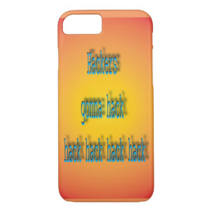 Capa iPhone 8/ 7 Hackers Hackers Hackers Hack Hack