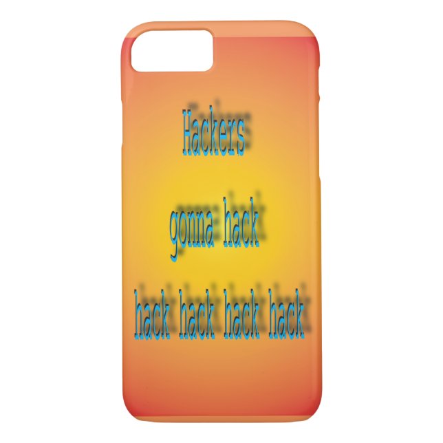 Capa Para iPhone, Case-Mate Hackers Hackers Hackers Hack Hack (Verso)