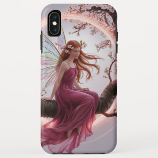 Capa Para iPhone Da Case-Mate Hada mágica entre flores de cerezo – Ilustración d