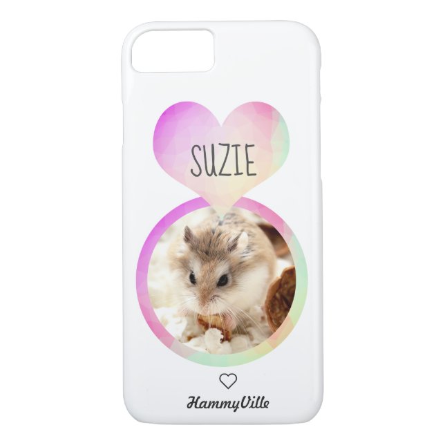 Capa Para iPhone, Case-Mate Hammyville - Coração de Hamster Bonito (Verso)