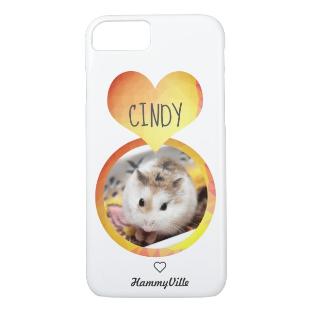 Capa Para iPhone, Case-Mate Hammyville - Coração de Hamster Bonito (Verso)