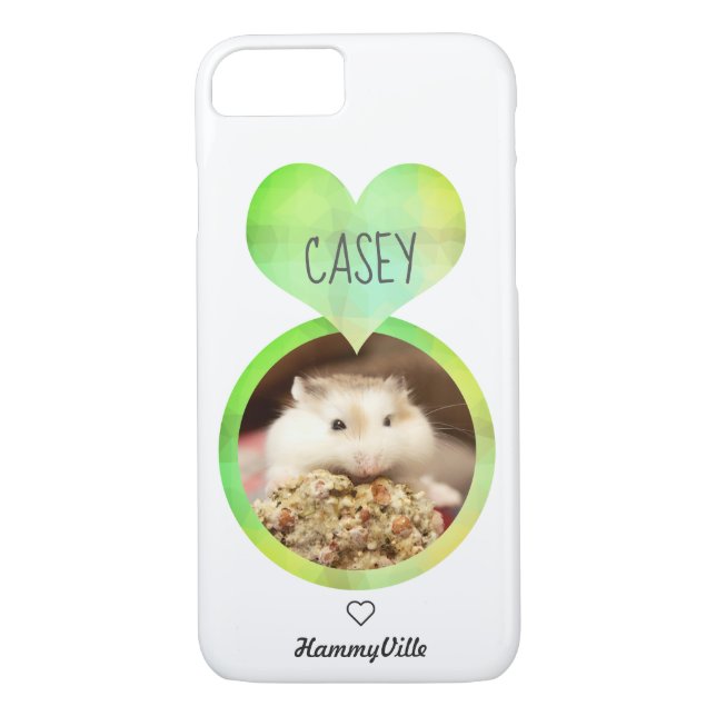 Capa Para iPhone, Case-Mate Hammyville - Coração de Hamster Bonito (Verso)