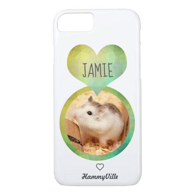 Capa Para iPhone, Case-Mate Hammyville - Coração de Hamster Bonito (Verso)