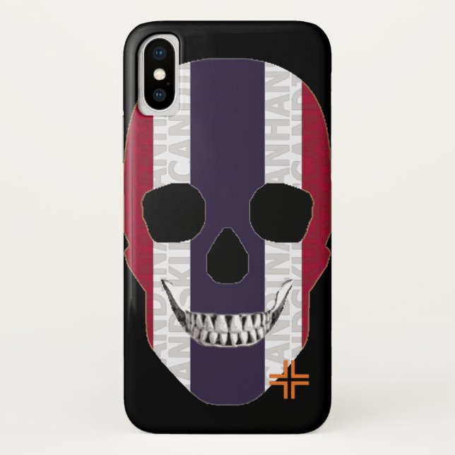 Capa Para iPhone, Case-Mate HANDSKULL Tailândia caso iPhone X B2 (Verso)