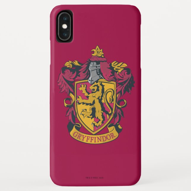 Capa Para iPhone, Case-Mate Harry Potter | Brasão da Grifinória Dourado e Verm (Verso)