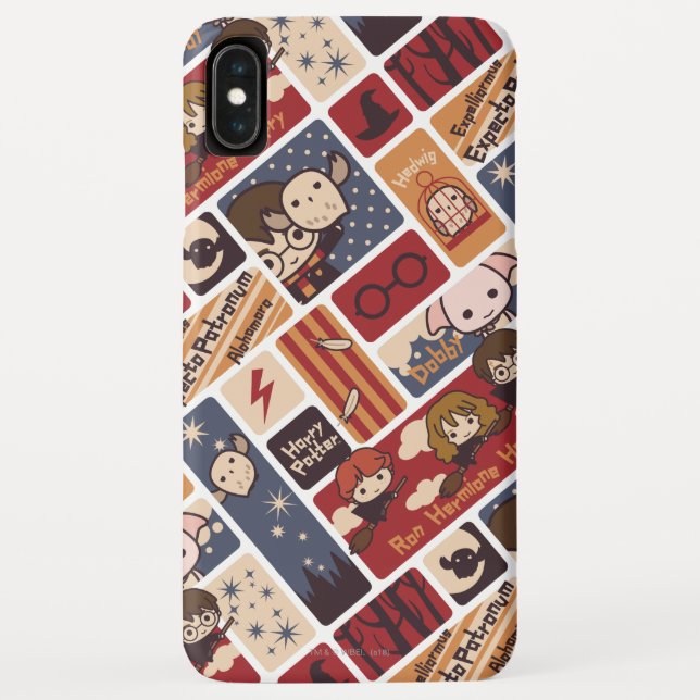 Capa Para iPhone, Case-Mate Harry Potter Cartoon Scenes Pattern (Verso)