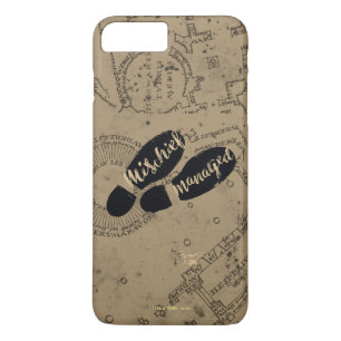 Capa iPhone 8 Plus/7 Plus Harry Potter   Mapa PEGADAS MALICIOSAS™