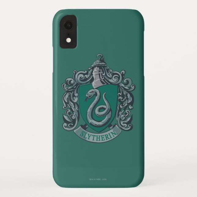 Capa Para iPhone, Case-Mate Harry Potter | Slytherin Crest Green (Verso)