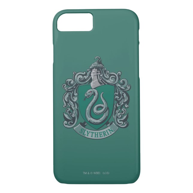 Capa Para iPhone, Case-Mate Harry Potter | Slytherin Crest Green (Verso)
