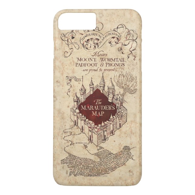 Capa Para iPhone, Case-Mate Harry Potter Spell | Mapa de Marauder (Verso)