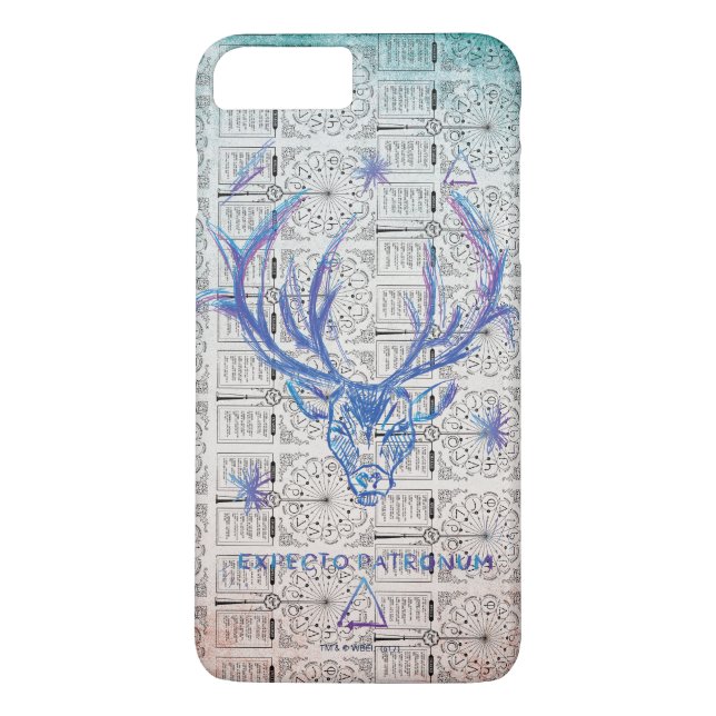 Capa Para iPhone, Case-Mate Harry Potter Spell | Stag Patronus Sketch (Verso)