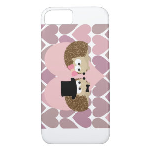 Capa Para iPhone Da Case-Mate Hedgehog Love with Hearts