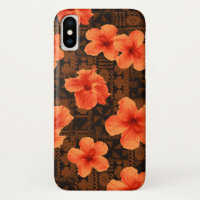 Hibiscus havaiano tropical do Tapa de Kalalau