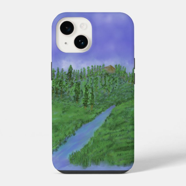 Capa para iPhone Case-Mate Hill & stream (Verso)