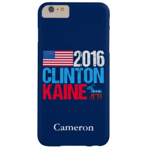 Capa Barely There Para iPhone 6 Plus Hillary Clinton 2016 Tim Kaine