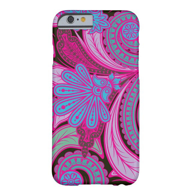 Capa Para iPhone, Case-Mate Hipster boémio Paisley floral (Verso)